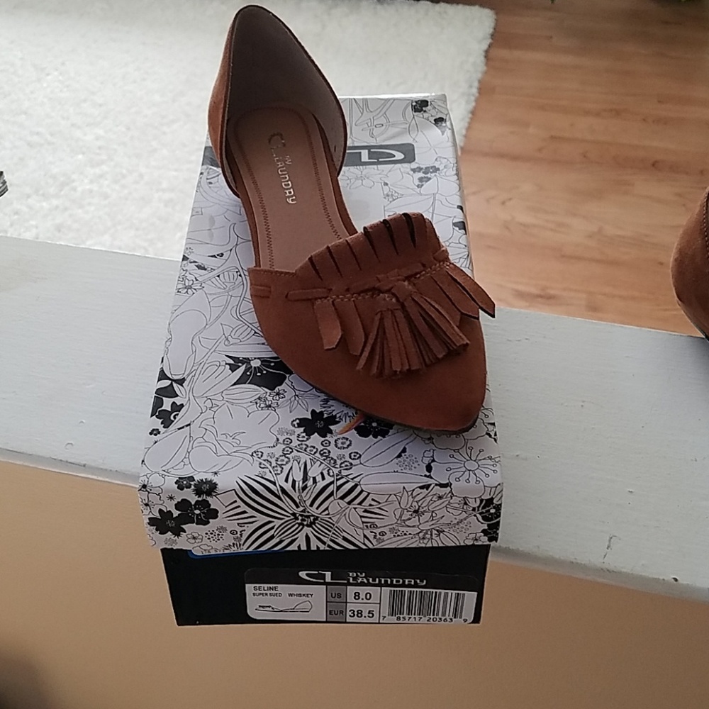 CL by Laundry suede flats